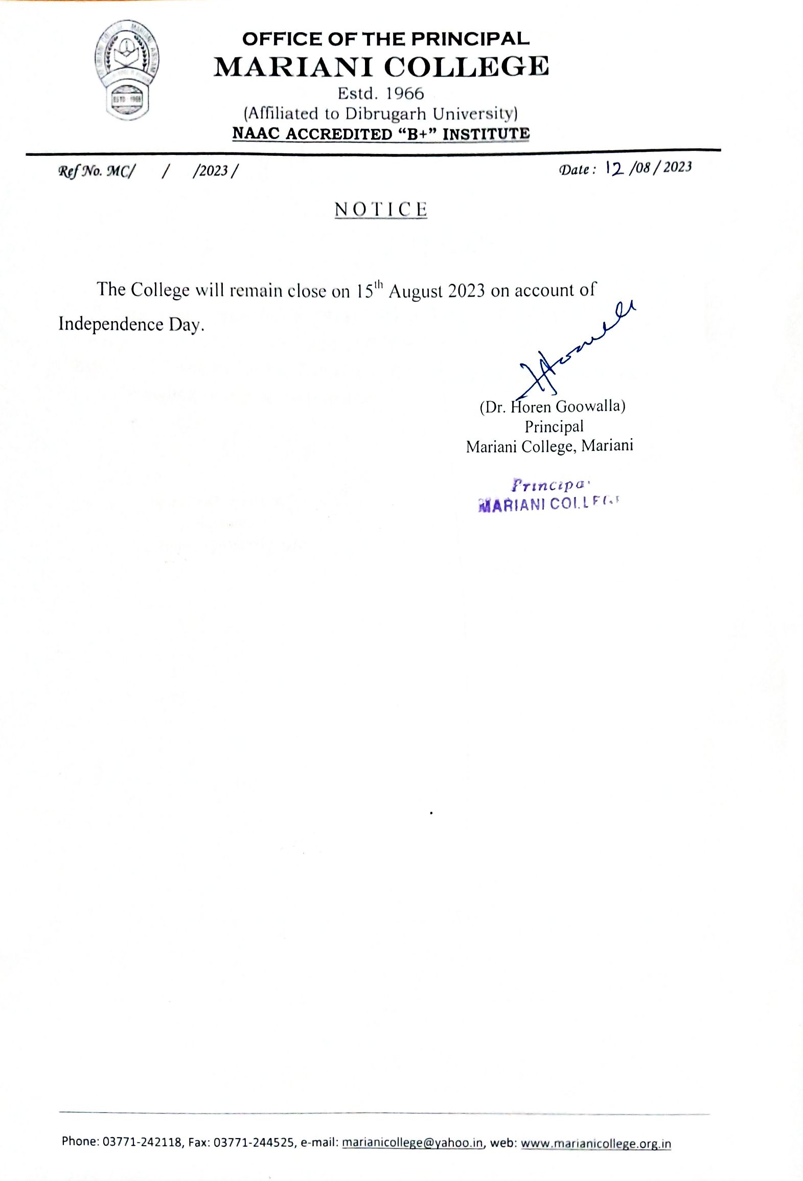 independence day holiday